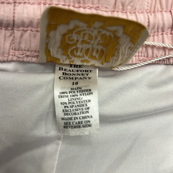 The Beaufort Bonnet Company Sea Wall Stripe Turtle Bay Swim Trunks size 10 boys - Picture 9 of 11